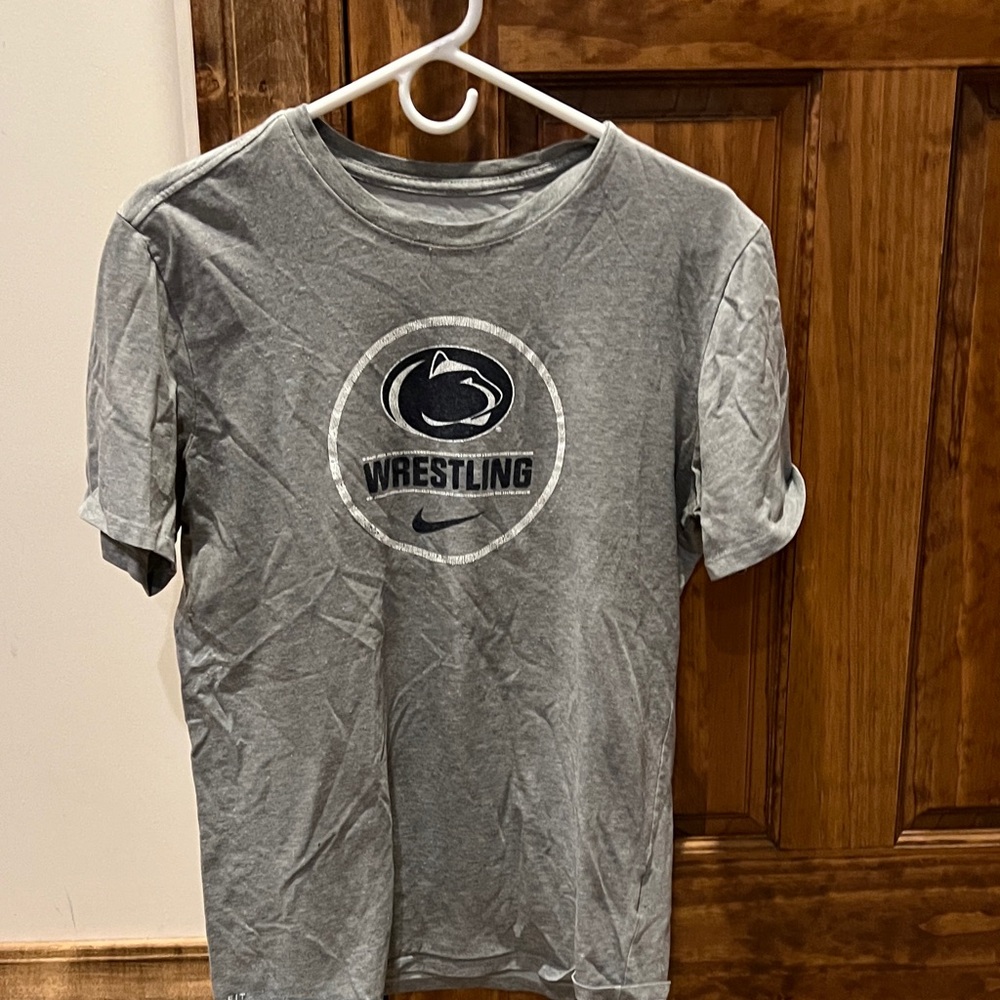 Nike Gray Wrestling Graphic Tee